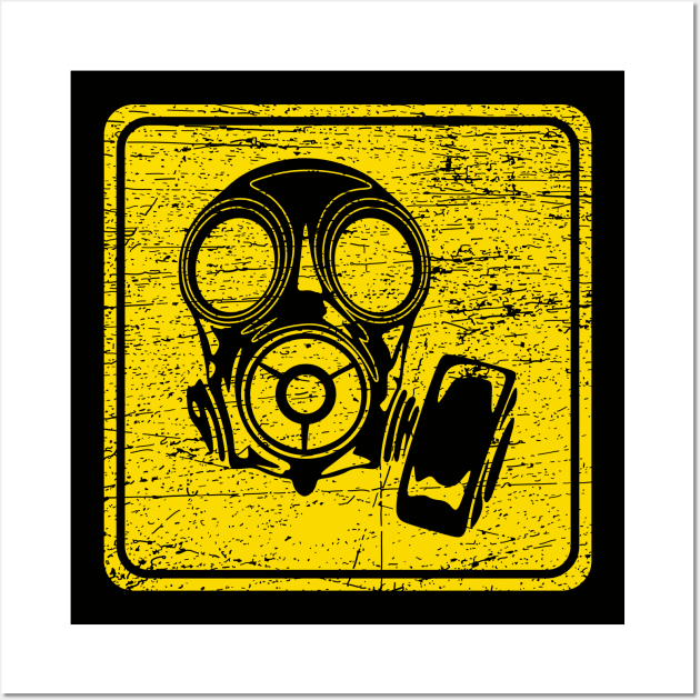 Hazard Environment Sign Wall Art by Mandra